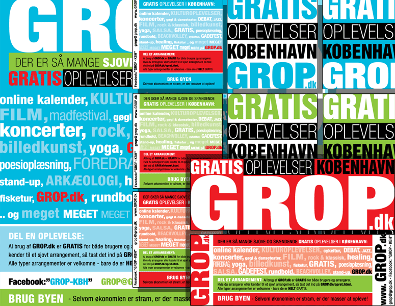 WWW:GROP:DK - Idé, konceptudvikling, design, logo, website, flyers, plakat, PR mv.